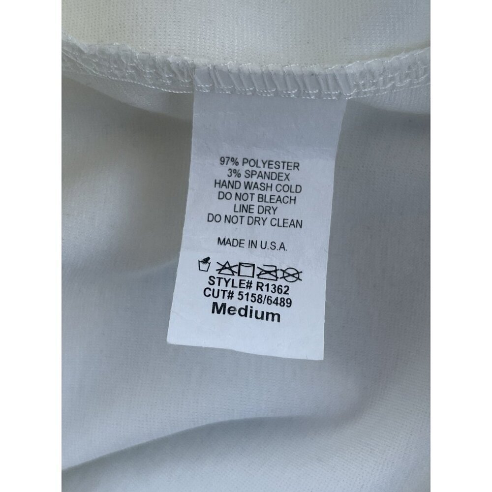 Blanc Women’s White Knit Cutout Mock Neck Romper Size M - Picture 3 of 7